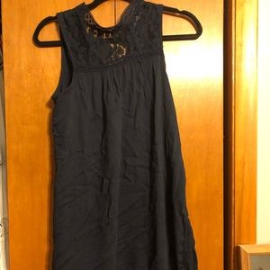 Navy target dress